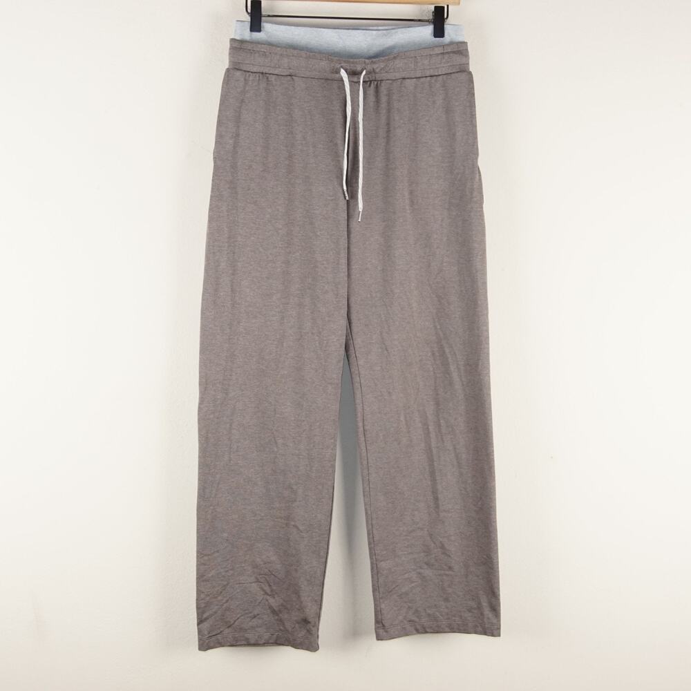Vuori Halo Warm Up Straight Leg Heathered Brown Pants Womens Sz M